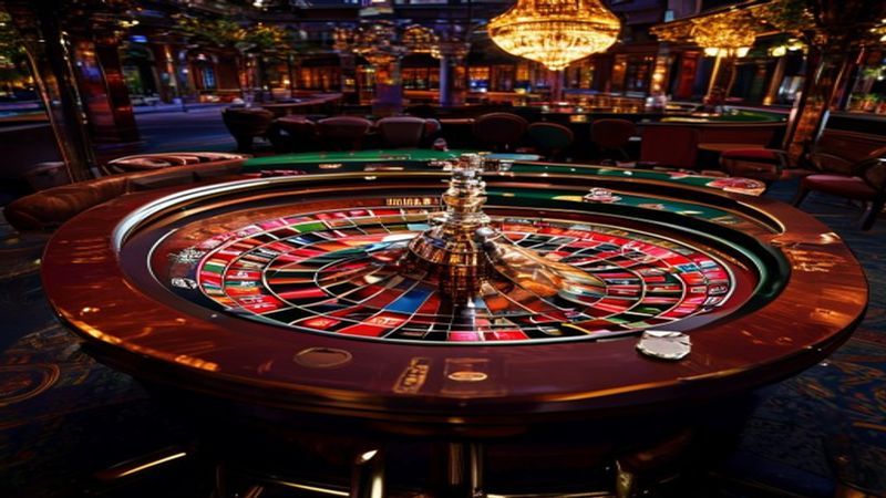 Bàn cược Roulette châu Âu hiển thị lưới số 0–36 và các cửa cược ngoài